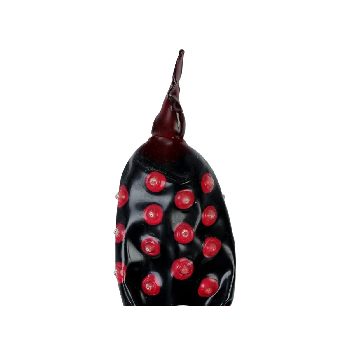 Handbemaltes Kondom Schwarzer Fakir XL von Kondomerie | Fesselliebe.de