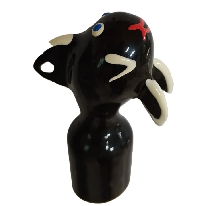 Handbemaltes Kondom Gentle Orca XL von Kondomerie | Fesselliebe.de