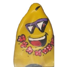 Handbemaltes Kondom Friki Tiki XL von Kondomerie | Fesselliebe.de