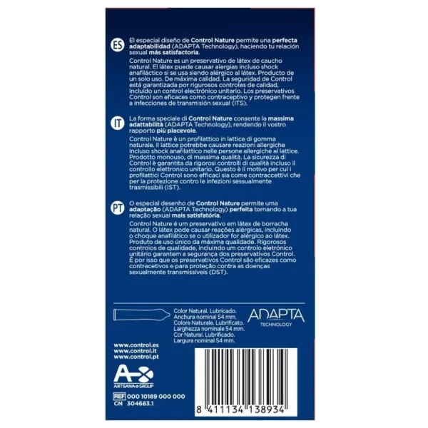 Adapta Nature Kondoms 24 Stück von Control Kondoms | Fesselliebe.de