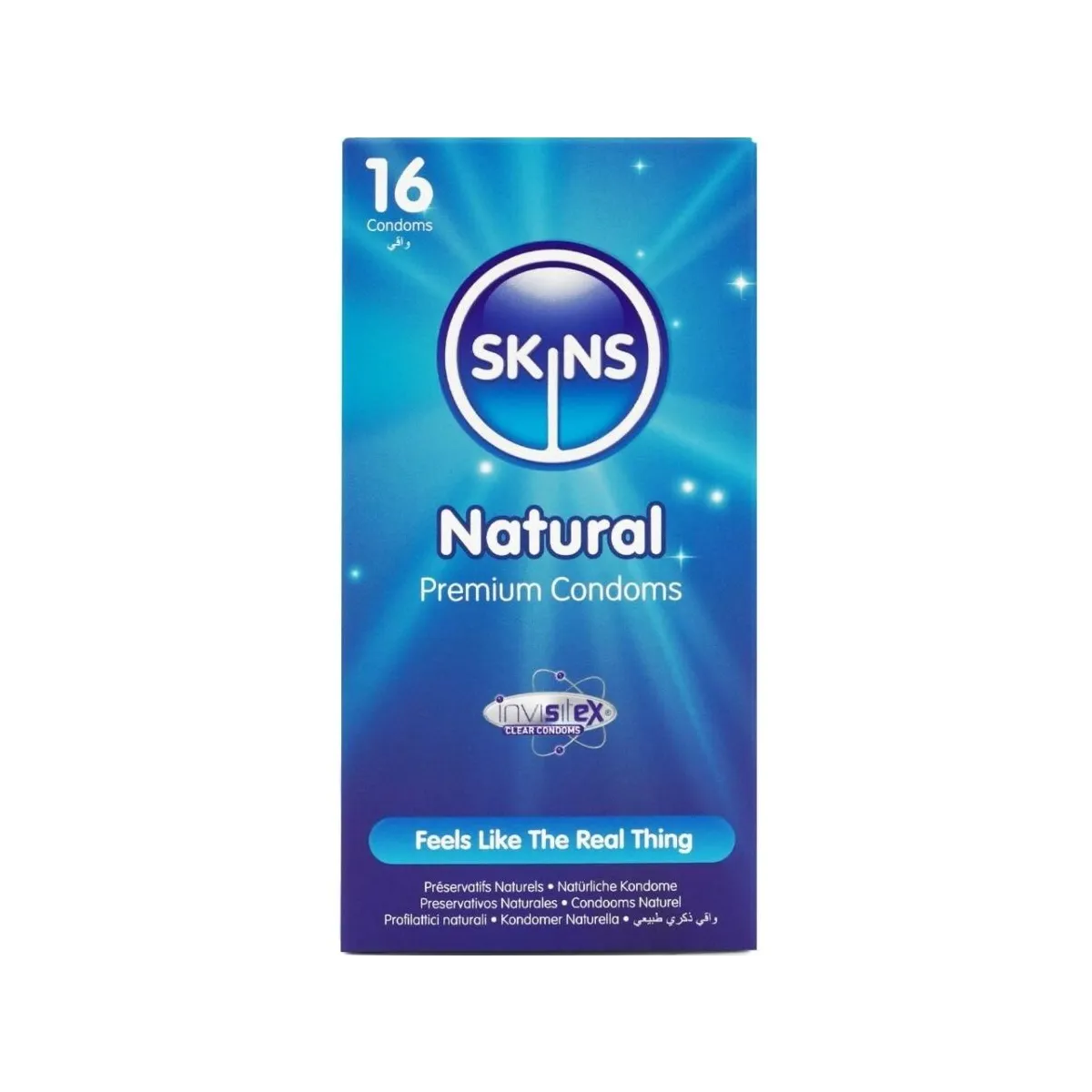 Natürliche Premium-Kondome Packung 16 von Skins | Fesselliebe.de