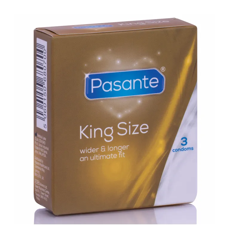 Kondome King Size 3 Stück von Pasante | Fesselliebe.de