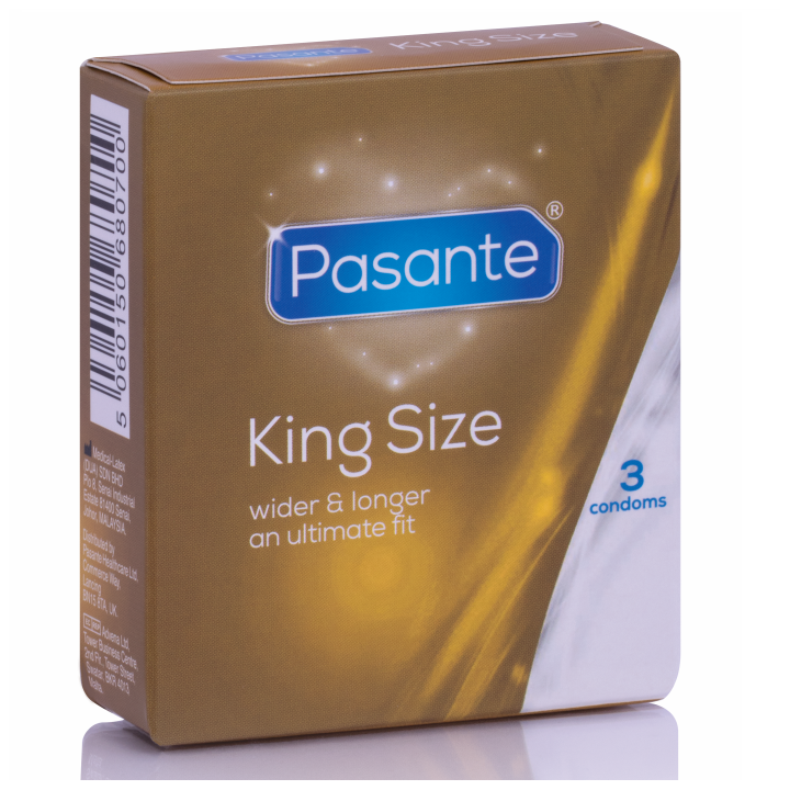 Kondome King Size 3 Stück von Pasante | Fesselliebe.de