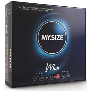 Mix Kondome 60 Mm 28 Stück von My Size Mix | Fesselliebe.de