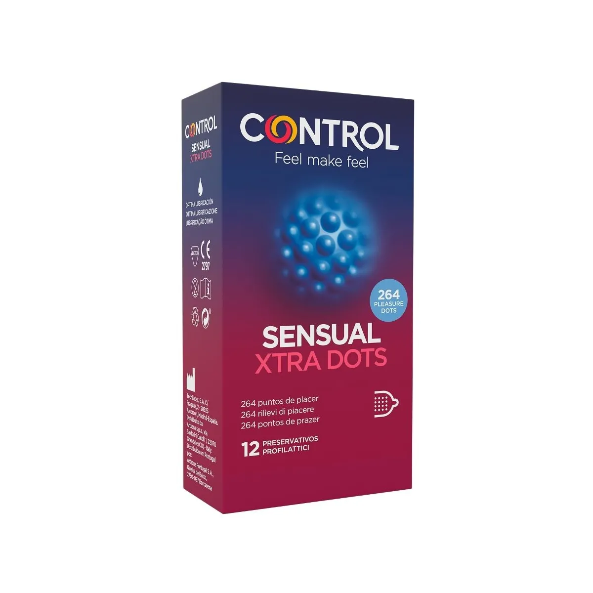 Xtra Dots 12 Stück von Control Kondoms | Fesselliebe.de