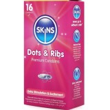Dots & Ribs Premium-Kondome Packung 16 von Skins | Fesselliebe.de