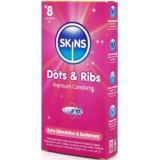 Dots & Ribs Premium-Kondome Packung 8 von Skins | Fesselliebe.de