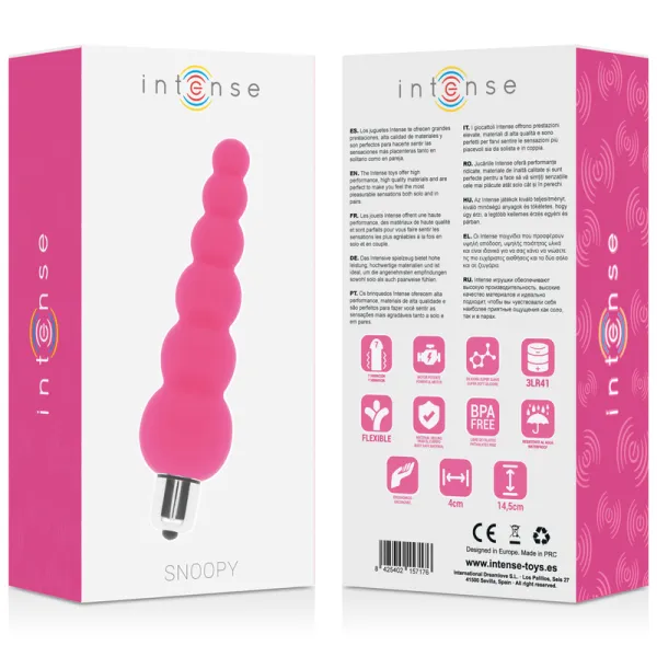 Snoopy 7 Geschwindigkeiten Silikon Rosa von Intense Anal Toys | Fesselliebe.de