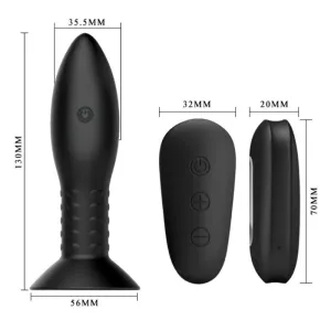Stecker mit Schwarzen Rotierenden Bällen mit Fernbedienung von Mr Play