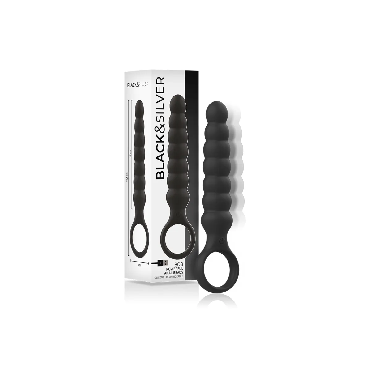 Bob Leistungsstarker Anal-Dilator aus Silikon von Black&Silver | Fesselliebe.de