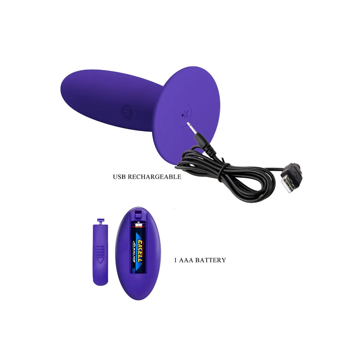 Jugendplug Analvibrator mit Fernbedienung Violett von Pretty Love Youth | Fesselliebe.de