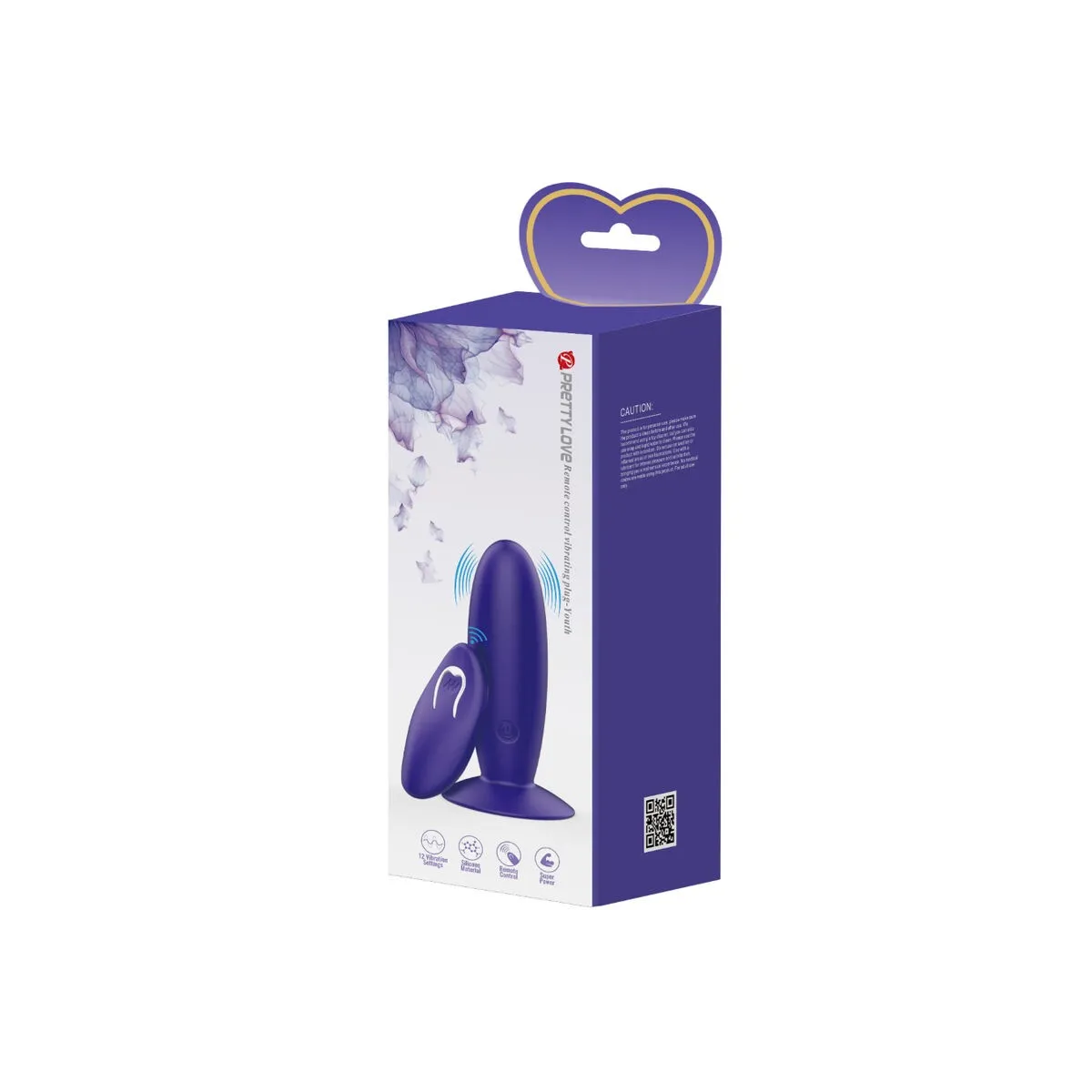 Jugendplug Analvibrator mit Fernbedienung Violett von Pretty Love Youth | Fesselliebe.de