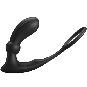 Warren Black Analring & Vibrator von Pretty Love Bottom
