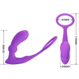 Warren Ring & Violett Analvibrator von Pretty Love Bottom | Fesselliebe.de