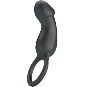 Warren Black Analring & Vibrator von Pretty Love Bottom