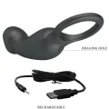 Warren Black Analring & Vibrator von Pretty Love Bottom
