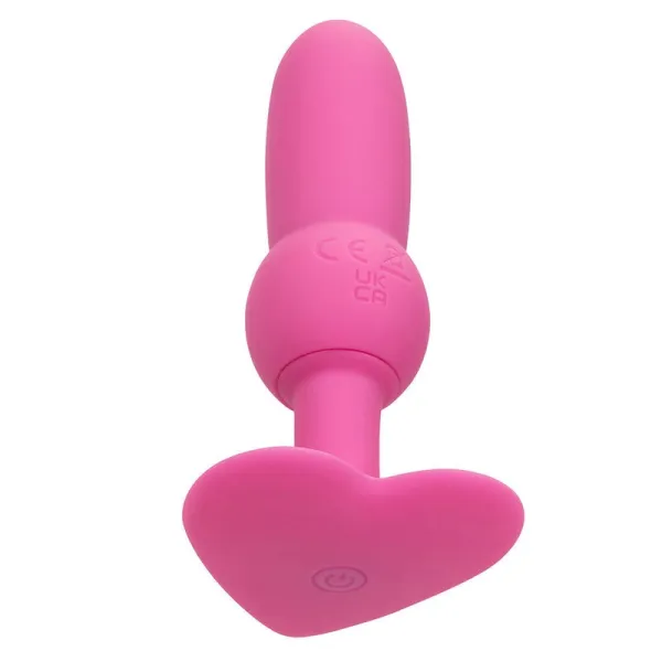 First Time Anal Plug mit Perlensonde 10 Vibrationen Rosa von Calexotics | Fesselliebe.de