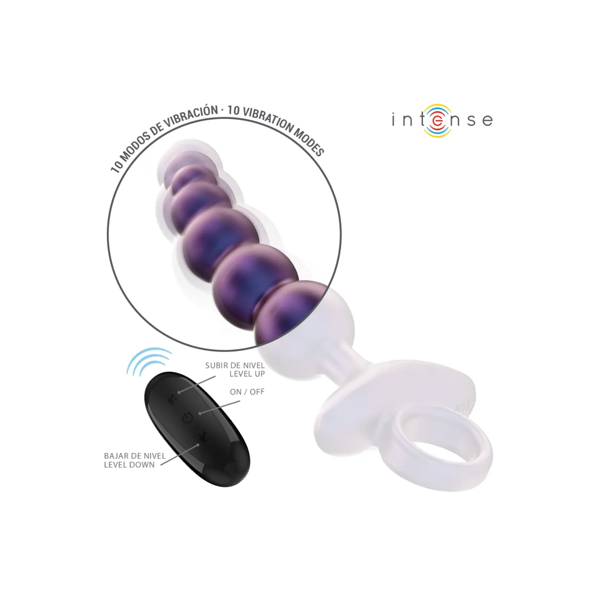 Tito Vibrierender Analstecker Modell 3 mit Fernbedienung von Intense Anal Toys | Fesselliebe.de