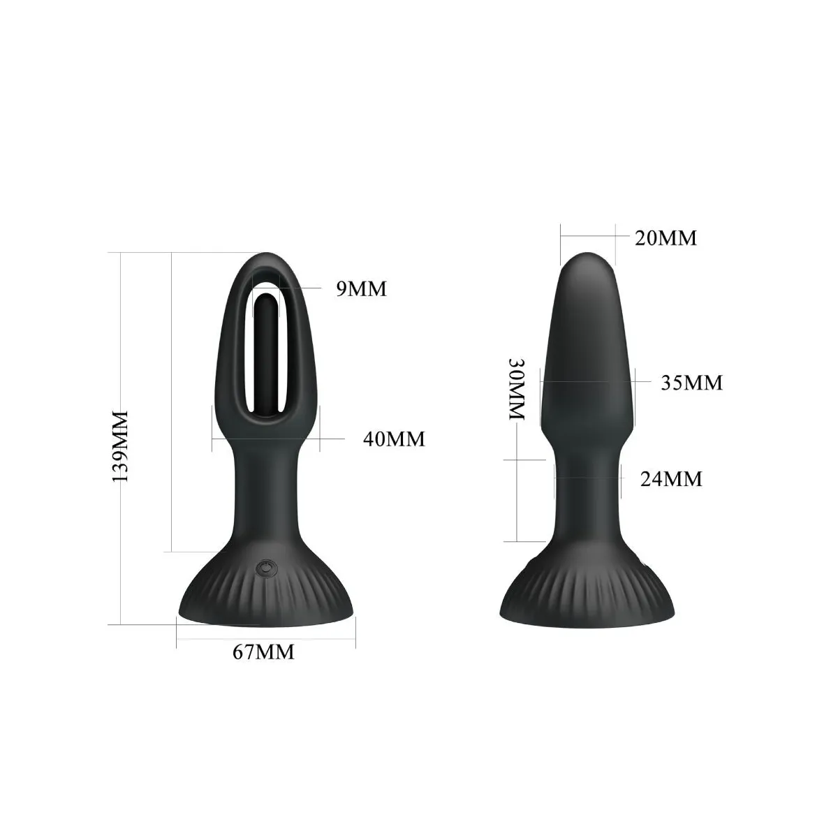 Hubert Anal Plug mit 7 Vibrationsmodi von Pretty Love | Fesselliebe.de