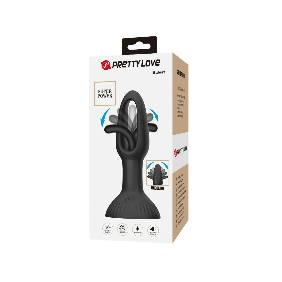 Hubert Anal Plug mit 7 Vibrationsmodi von Pretty Love | Fesselliebe.de