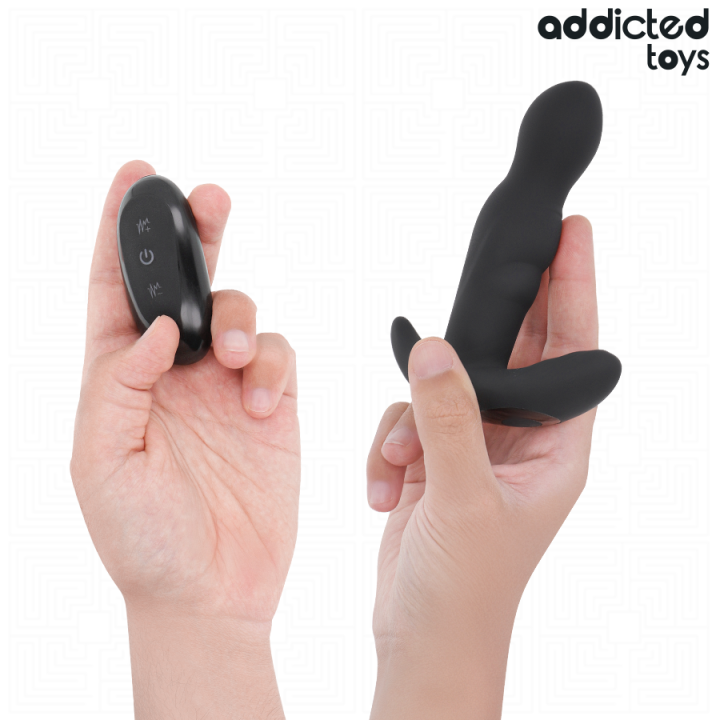 Rotierender Vibrierender Analstecker mit Fernbedienung von Addicted Toys | Fesselliebe.de