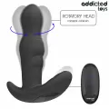 Rotierender Vibrierender Analstecker mit Fernbedienung von Addicted Toys