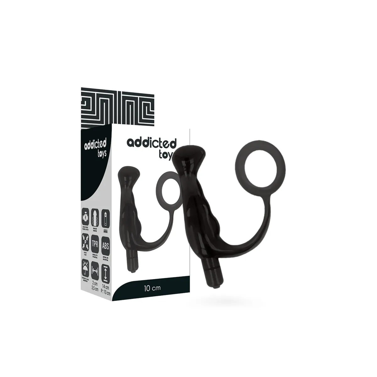 Vibrator Prost Tico Schwarz 10 cm von Addicted Toys | Fesselliebe.de