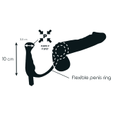 Vibrator Prost Tico Schwarz 10 cm von Addicted Toys | Fesselliebe.de