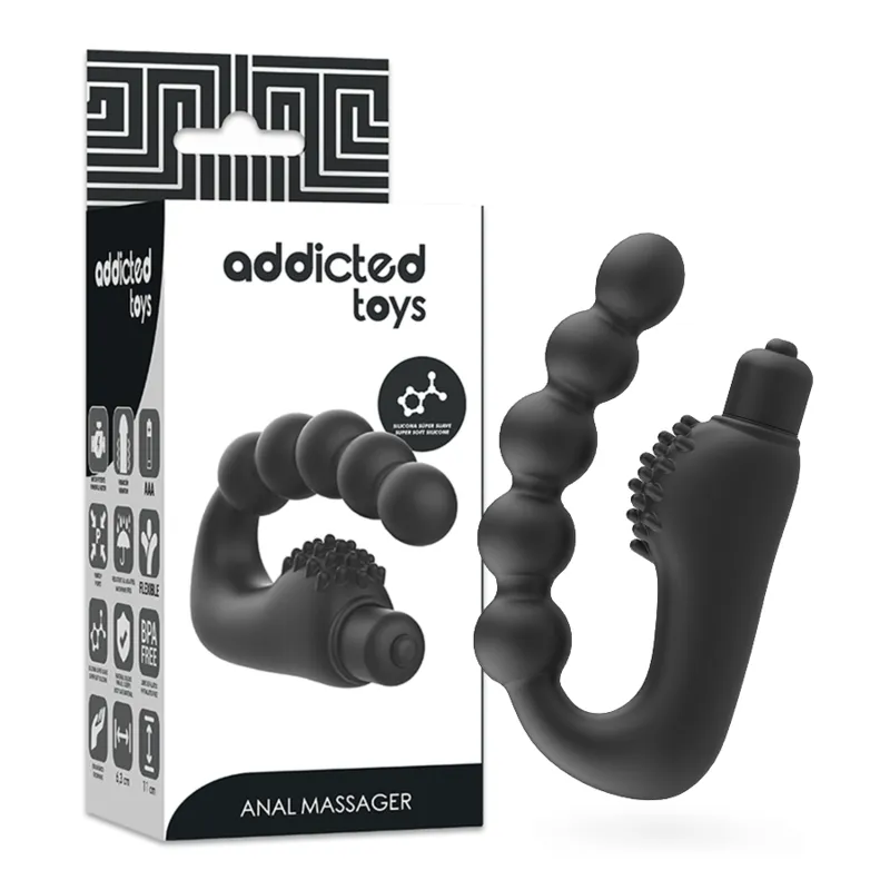 Anal-Massager Prostatik mit Vibration von Addicted Toys | Fesselliebe.de