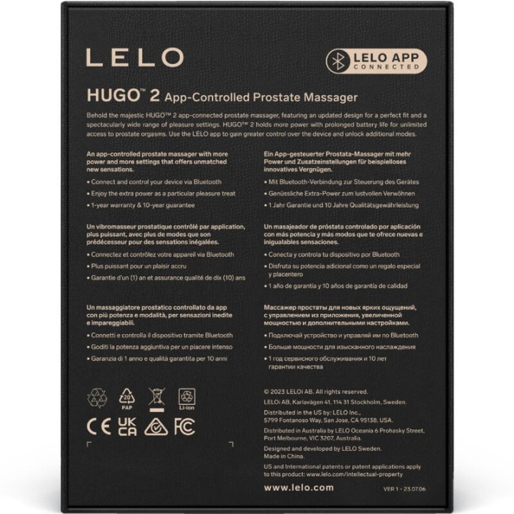 Hugo 2 Grünes Prostatamassager von Lelo | Fesselliebe.de