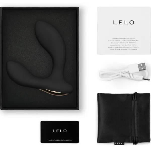 Hugo 2 Schwarzes Prostatamassager von Lelo | Fesselliebe.de