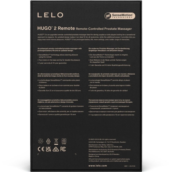 Hugo 2 Grünes Prostatamassager mit Fernbedienung von Lelo | Fesselliebe.de