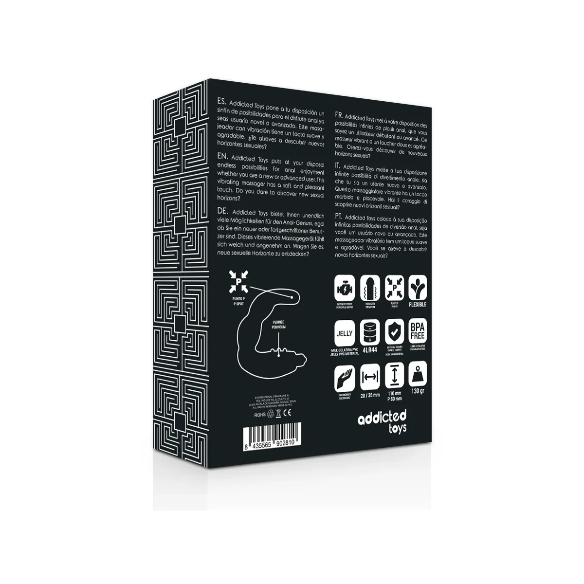 Prostata Anal Massager Vibration von Addicted Toys | Fesselliebe.de