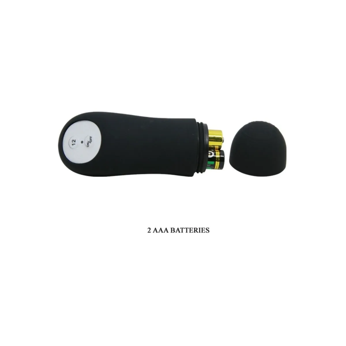 Silikon Anal Plug Penis Form und 12 Vibrationsmodi Schwarz von Pretty Love Bottom | Fesselliebe.de