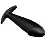 Silikon Anal Plug Penis Form und 12 Vibrationsmodi Schwarz von Pretty Love Bottom | Fesselliebe.de
