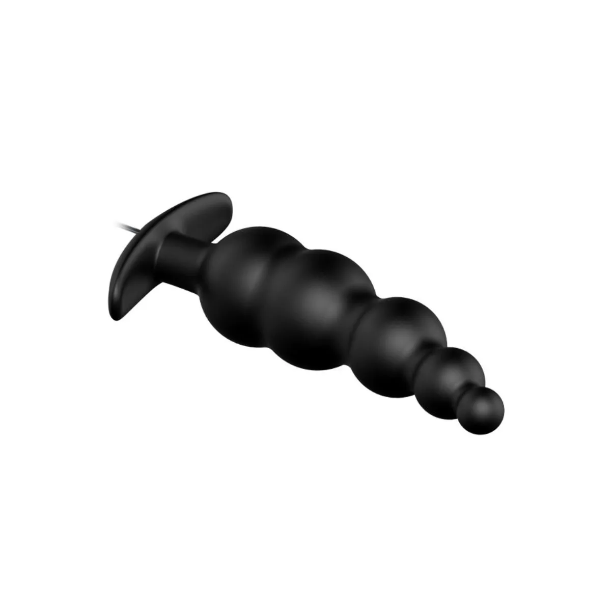 Analplug aus Silikon Extra Stimulation und 12 Vibrationsmodi Schwarz von Pretty Love Bottom | Fesselliebe.de