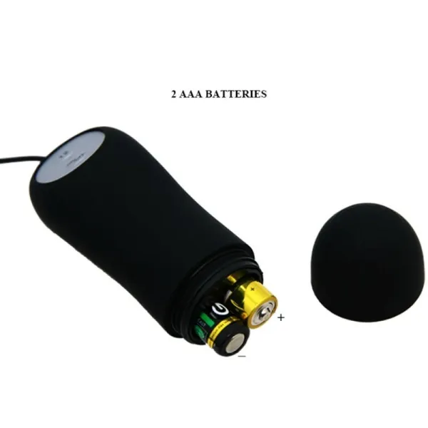 Anal Plug ankerform Silikon 12 Vibrationsmodi Schwarz von Pretty Love Bottom | Fesselliebe.de