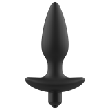 Massager Plug Anal mit Vibration Schwarz von Addicted Toys | Fesselliebe.de