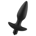 Massager Plug Anal mit Vibration Schwarz von Addicted Toys