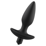 Massager Plug Anal mit Vibration Schwarz von Addicted Toys | Fesselliebe.de