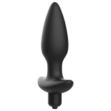 Massager Plug Anal mit Vibration Schwarz von Addicted Toys | Fesselliebe.de