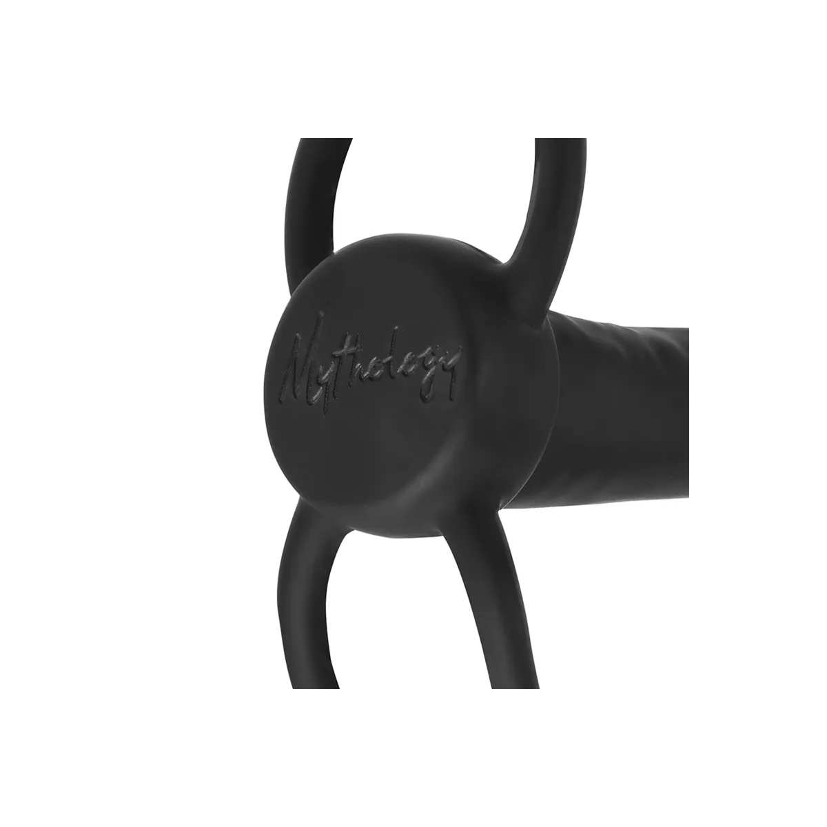 Cobi Onyx Anal Dildo mit Schwanz- und Hodenring 13 cm Silikon von Mythology Fantasy Dildo | Fesselliebe.de