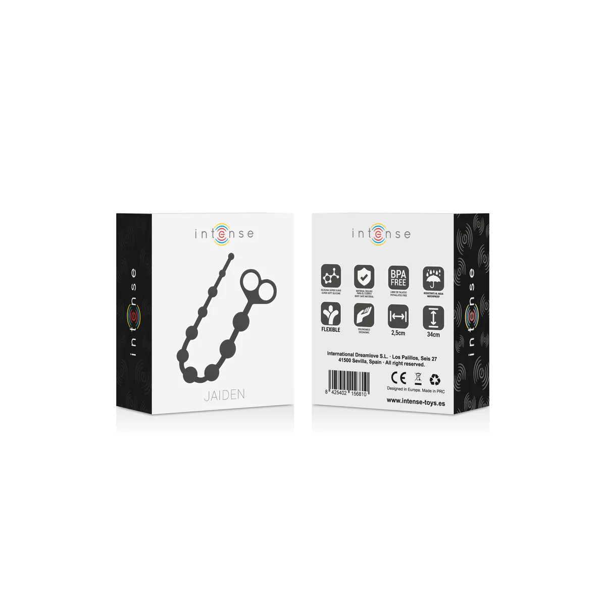 Jaiden Analperlen Schwarz von Intense Anal Toys | Fesselliebe.de