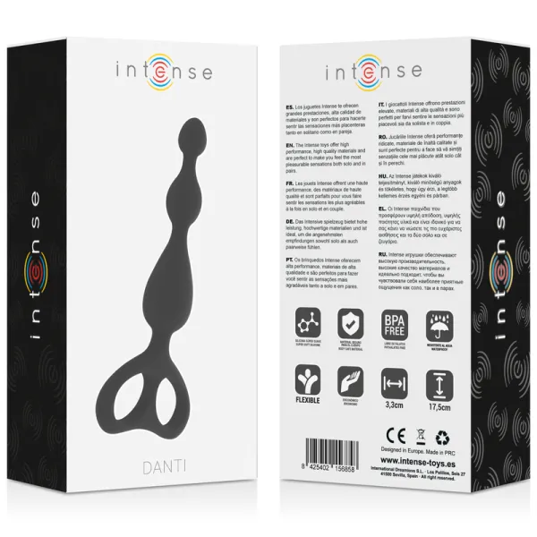 Schwarzer Anal Danti von Intense Anal Toys | Fesselliebe.de