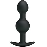 Silikon Analkugeln mit Spezieller Stimulation 10,3 cm Schwarz von Pretty Love Bottom | Fesselliebe.de