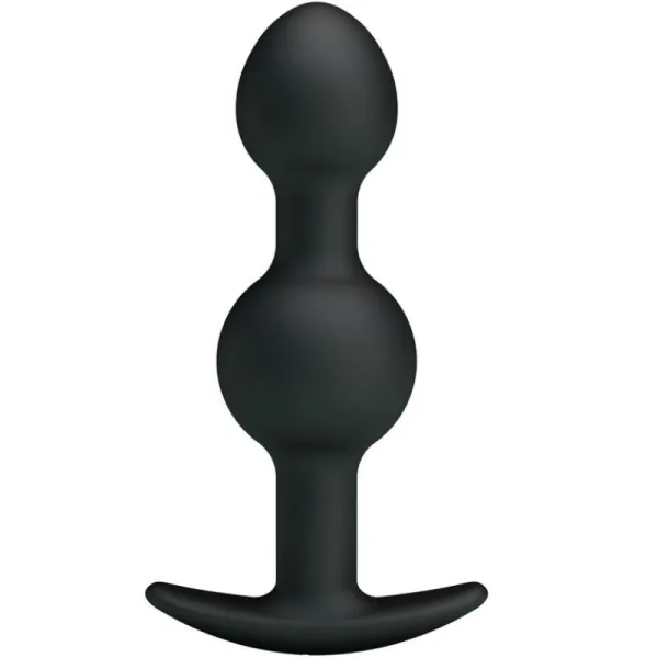 Silikon Analkugeln mit Spezieller Stimulation 10,3 cm Schwarz von Pretty Love Bottom | Fesselliebe.de