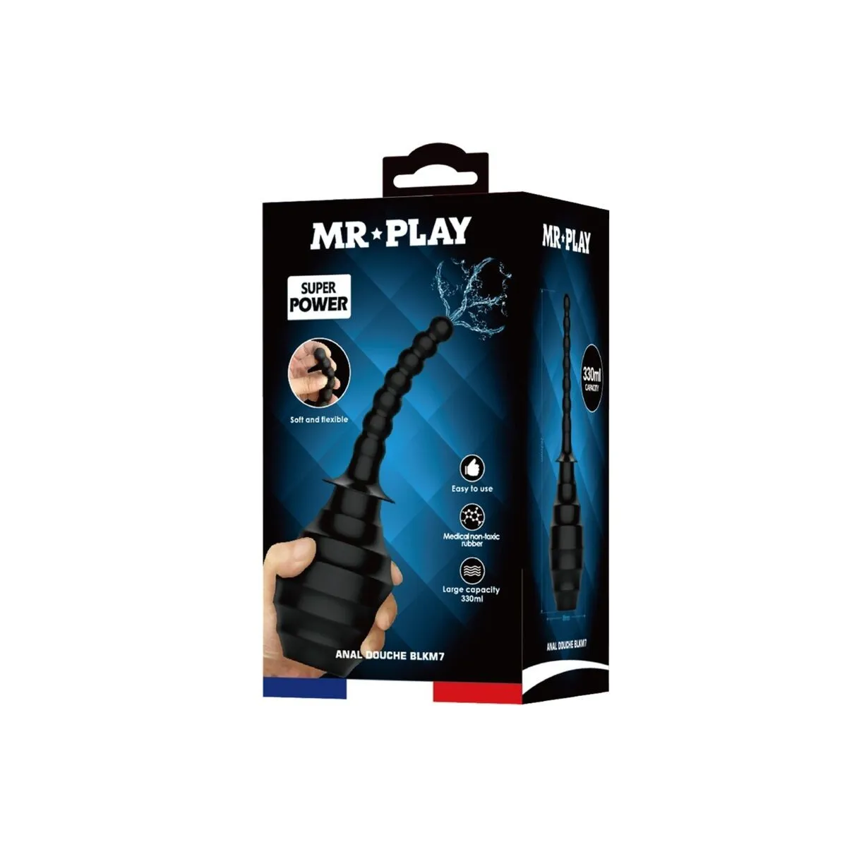 Leistungsstarker Vibrator mit Fernbedienung, Analstecker, Schwarz von Mr Play | Fesselliebe.de