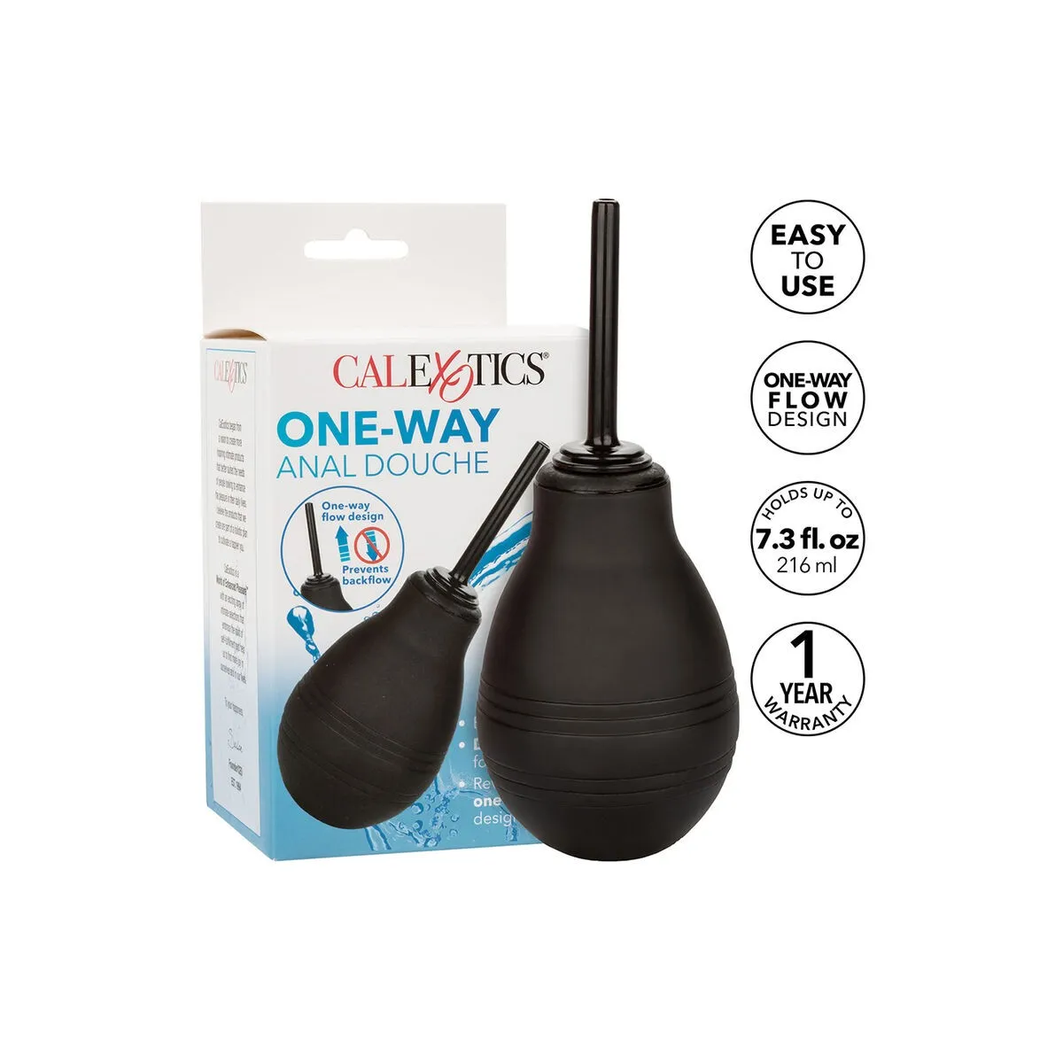 One Way Analdusche Schwarz von Calexotics | Fesselliebe.de