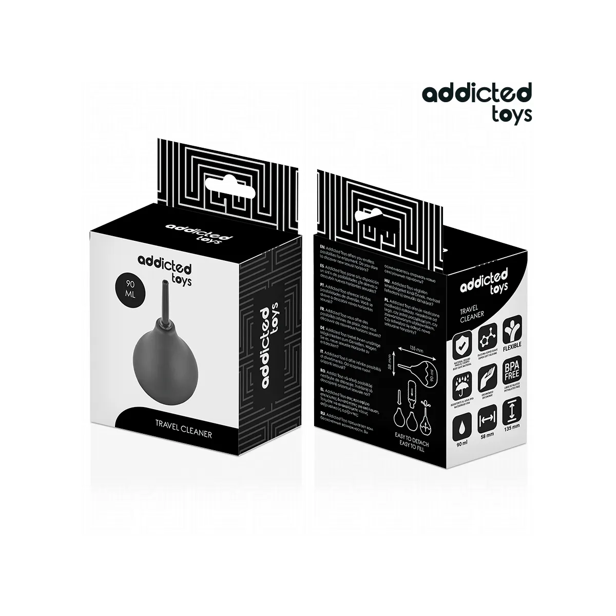 Reise-Analreiniger Grösse S 90 ml von Addicted Toys | Fesselliebe.de