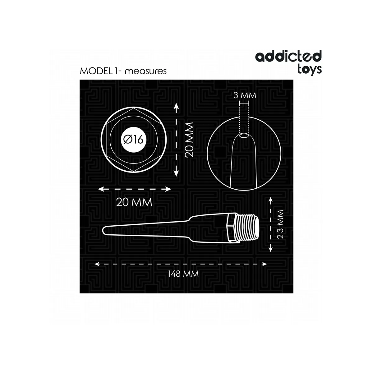 Anal Cleaner mit Universaladapter Modell 1 von Addicted Toys | Fesselliebe.de